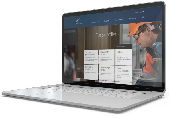 Business Write Laptop Mockup Image